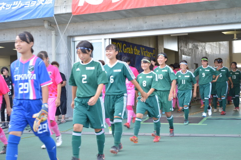 エキシビションマッチ（高校女子サッカー部）