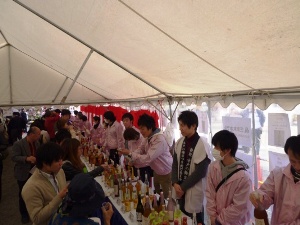 試飲会場の様子