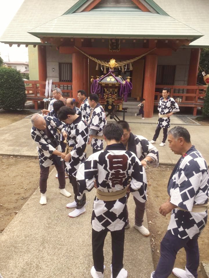 祇園祭当日に着付けをしてもらう